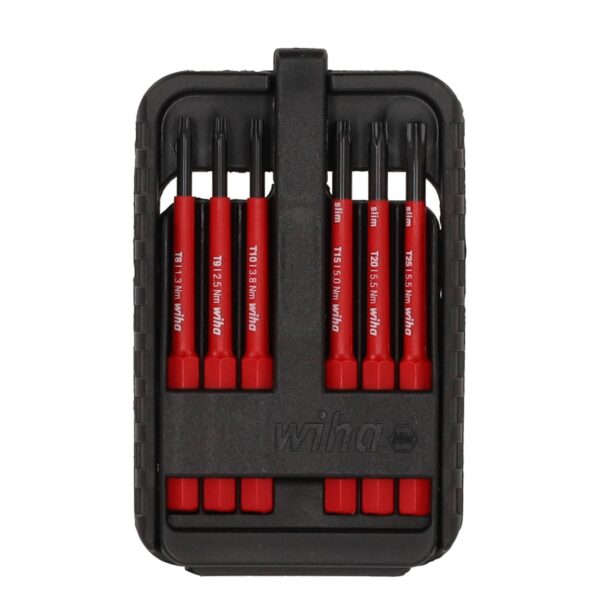 Wiha VDE Geïsoleerde Bitset slimBit electric TORX – 6-delig