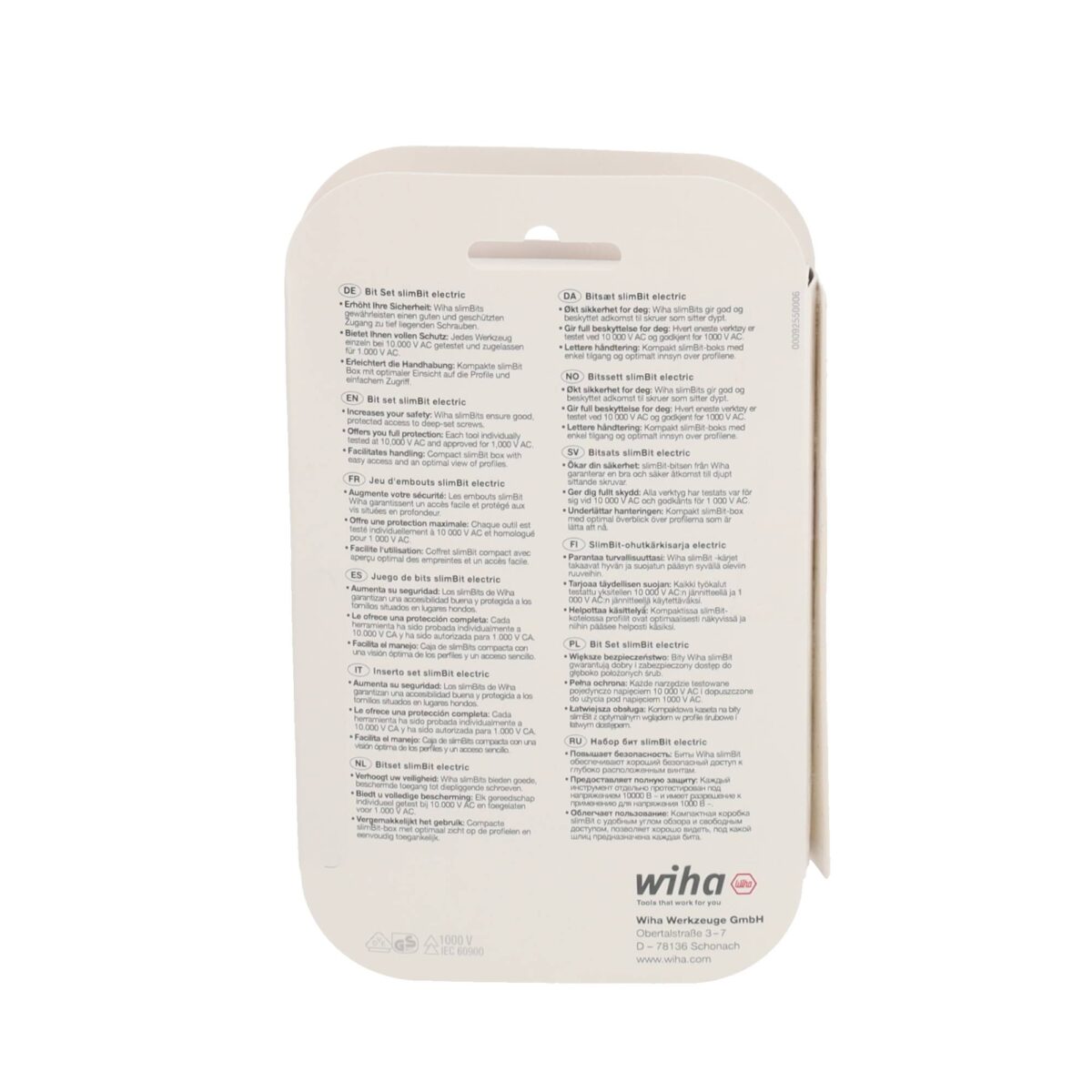 Wiha VDE Geïsoleerde slimBit electric Bitset – 6-delig - Sleufkop & Phillips - Afbeelding 5