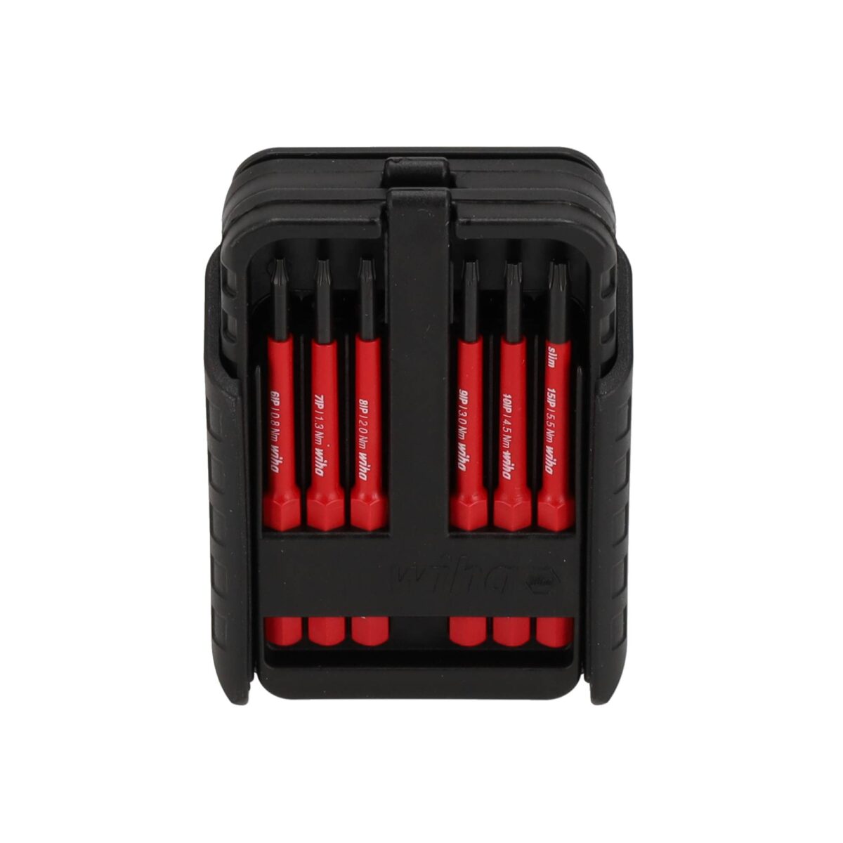 Wiha VDE Geïsoleerde slimBit electric TORX® / TORX PLUS® Bitset – 12-delig - Incl. Riemhouder - Afbeelding 1