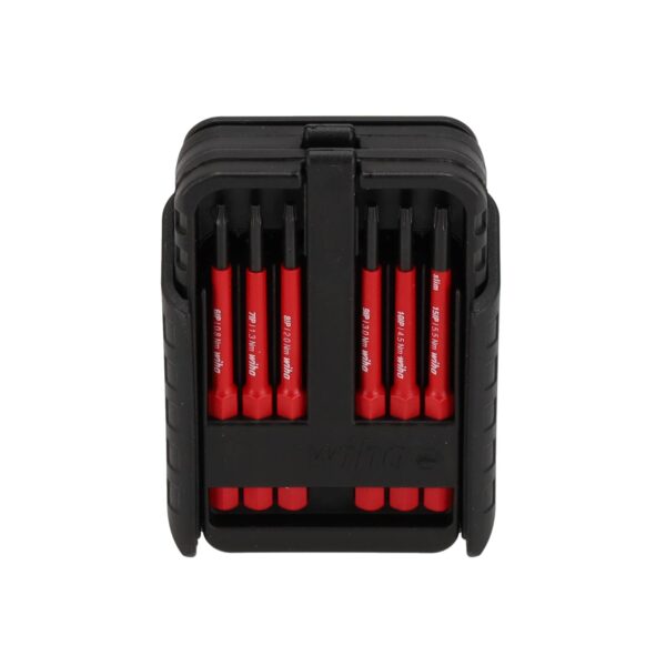 Wiha VDE Geïsoleerde slimBit electric TORX® / TORX PLUS® Bitset – 12-delig - Incl. Riemhouder