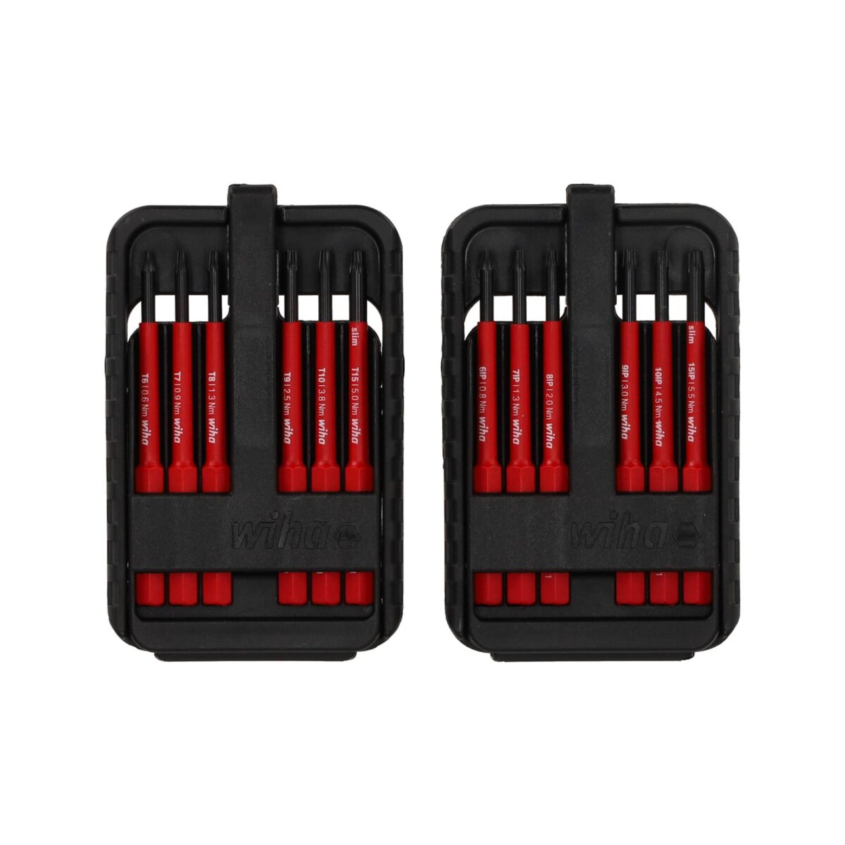 Wiha VDE Geïsoleerde slimBit electric TORX® / TORX PLUS® Bitset – 12-delig - Incl. Riemhouder - Afbeelding 3
