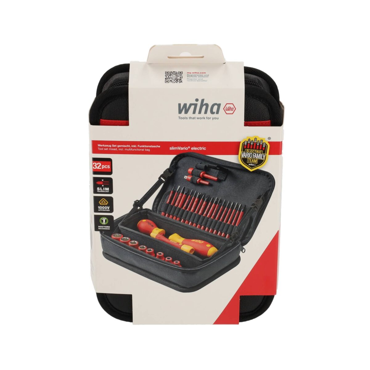 Wiha VDE Geïsoleerde Gereedschapset SlimVario Electric - 32-delig - Afbeelding 5