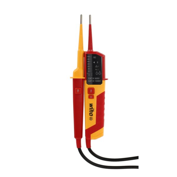 Wiha Spannings- en doorgangstester 12 - 1.000 V AC CAT IV incl. 2x AAA-batterijen