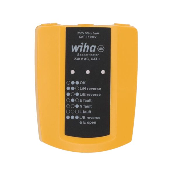 Wiha Stopcontacttester 230 V AC CAT II