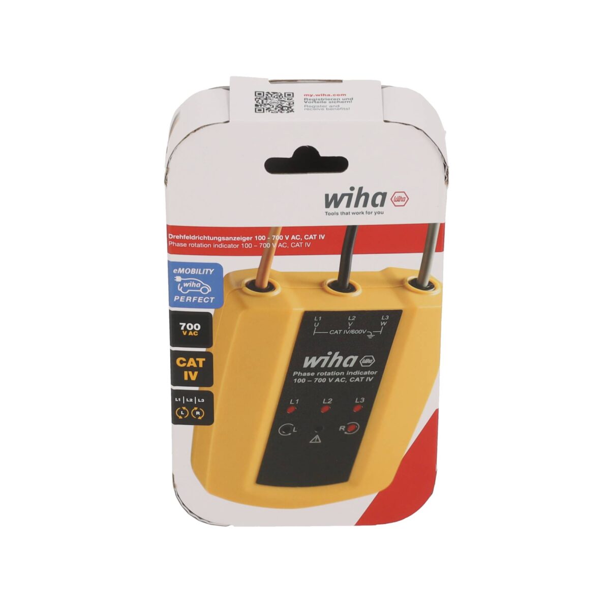 Wiha Draaiveldmeter-richtingaanwijzer 100 - 700 V AC, CAT IV - Afbeelding 3