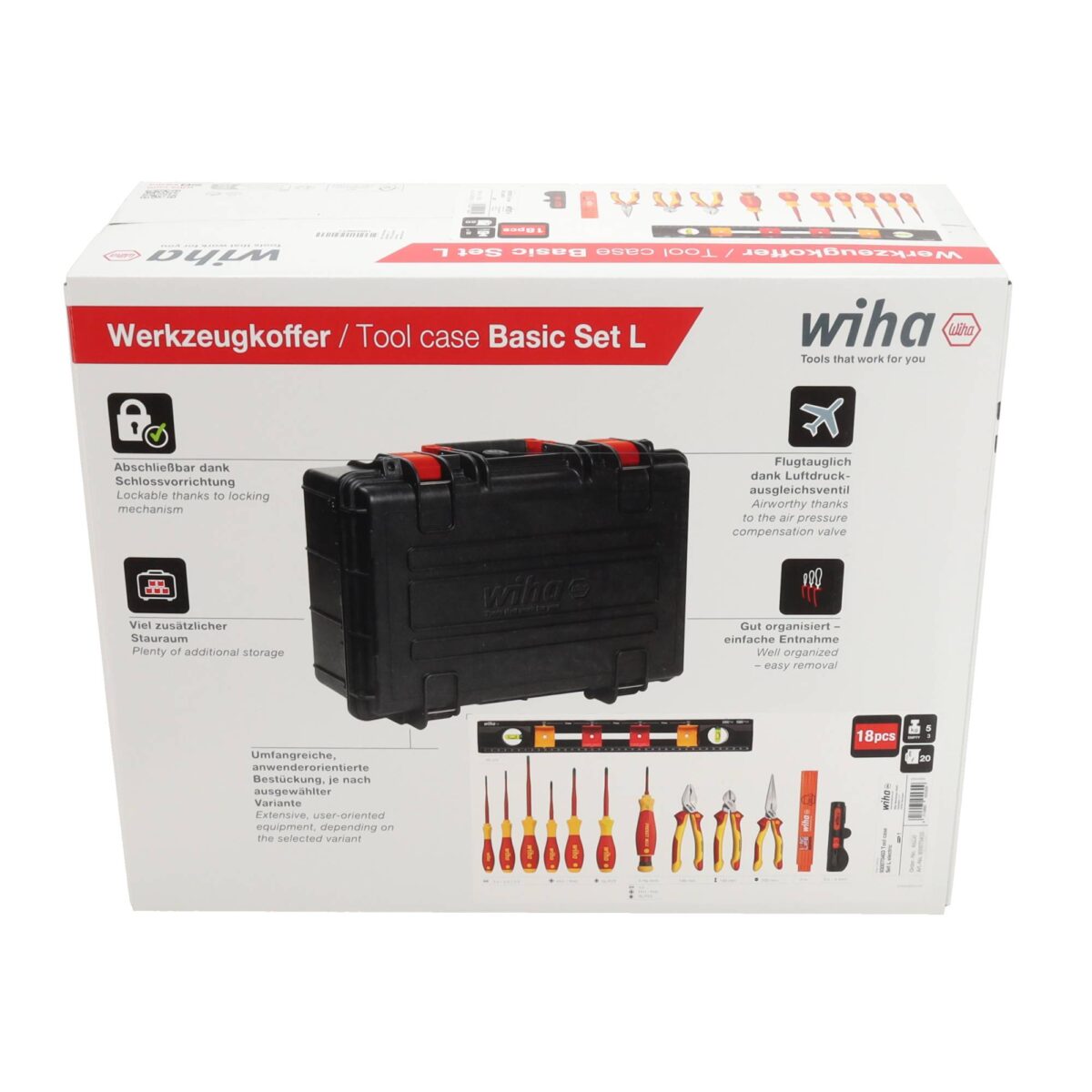Wiha VDE Geïsoleerde Gereedschapkoffer Basic Set L electric 18-delig - Afbeelding 6