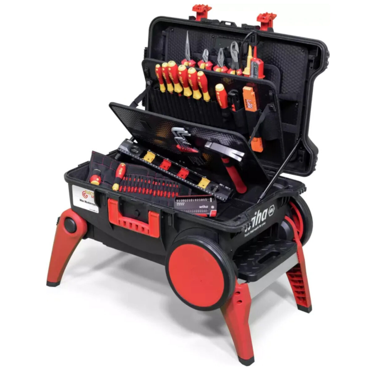Wiha VDE Geïsoleerde Gereedschapskoffer XXL 4 Trolley electric 80-delig - Afbeelding 1