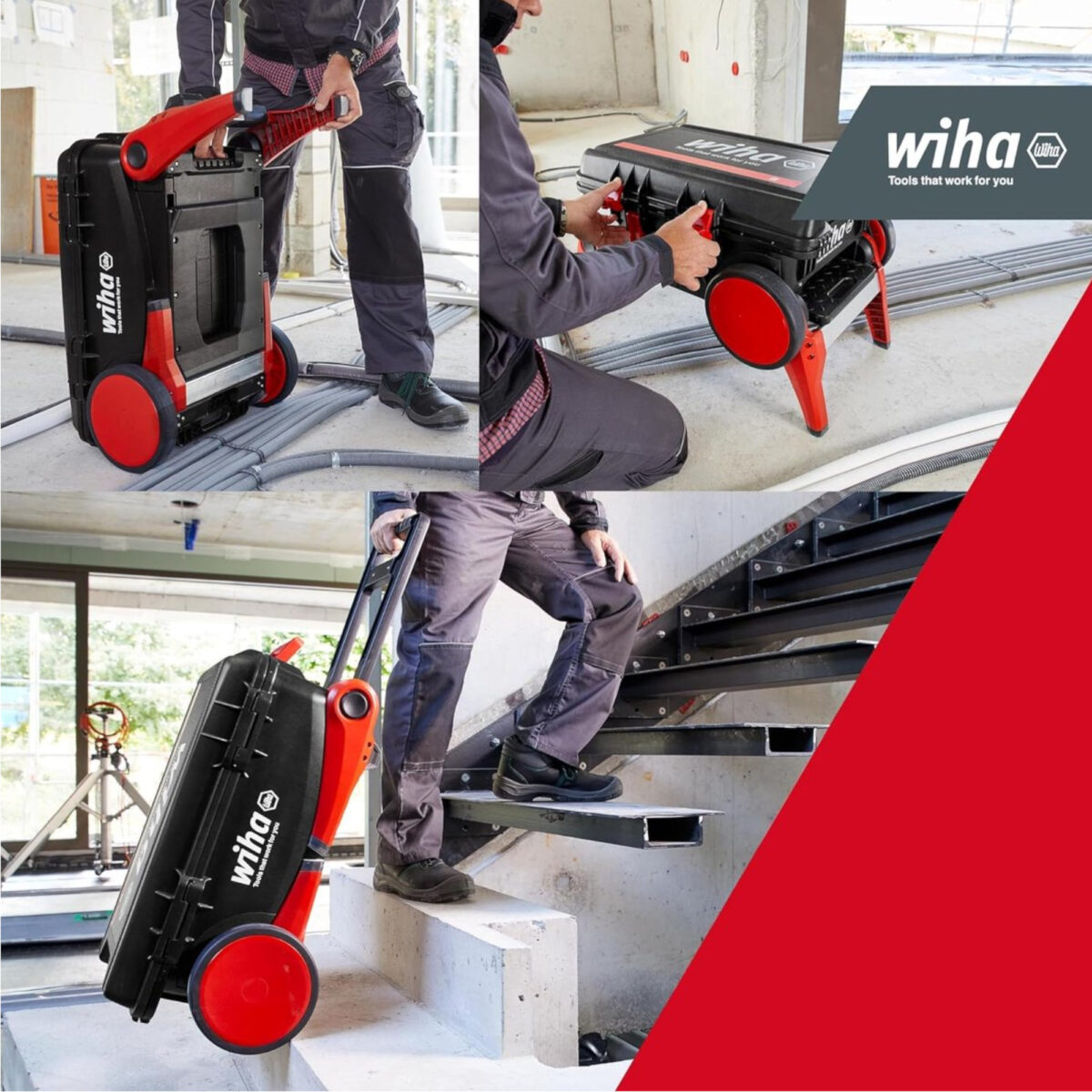 Wiha VDE Geïsoleerde Gereedschapskoffer XXL 4 Trolley electric 80-delig - Afbeelding 5