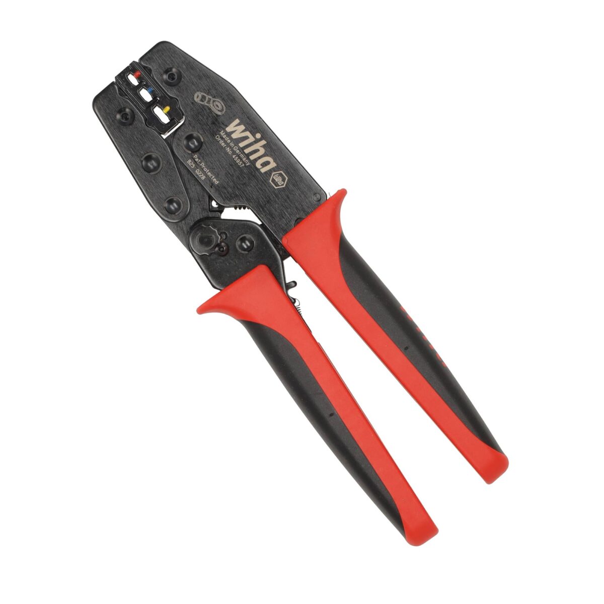 Wiha Krimpgereedschap voor geïsoleerde kabelschoenen en contacten 0,5 - 6,0 mm² - Afbeelding 1