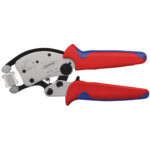 Knipex Twistor16® Zelfinstellende Krimptang 200 mm | voor Adereindhulzen 0,14 tot 16 mm² - 360° Draaibare Krimpkop