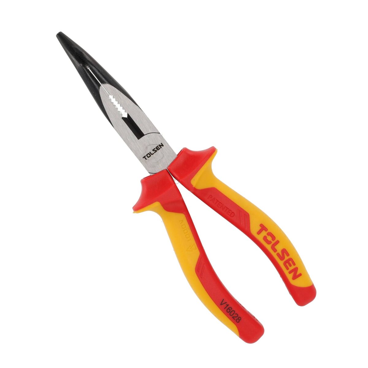 VDE Line Geïsoleerde gebogen Punttang Industrial 200 mm - Afbeelding 1
