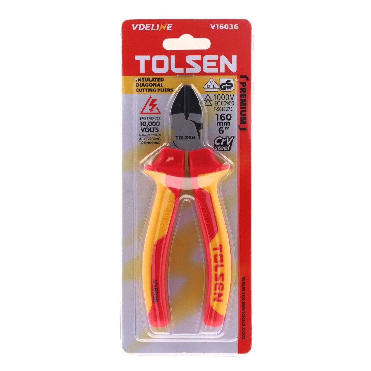 VDE Line Geïsoleerde Kniptang Industrial 160 mm - Afbeelding 5