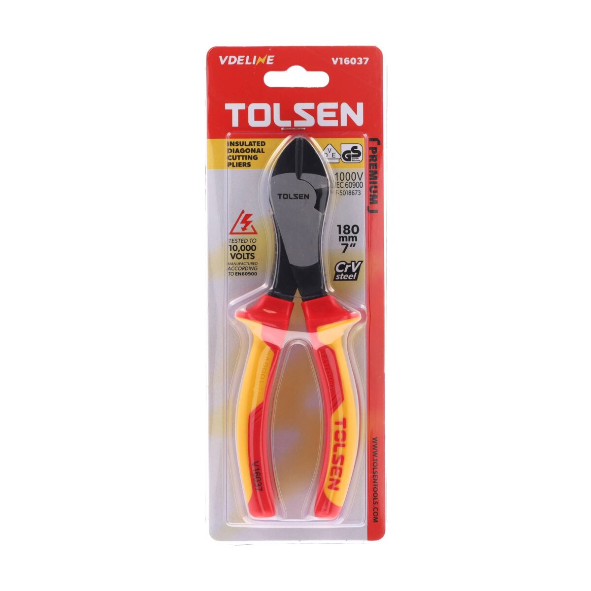 VDE Line Geïsoleerde Kniptang Industrial 180 mm - Afbeelding 5