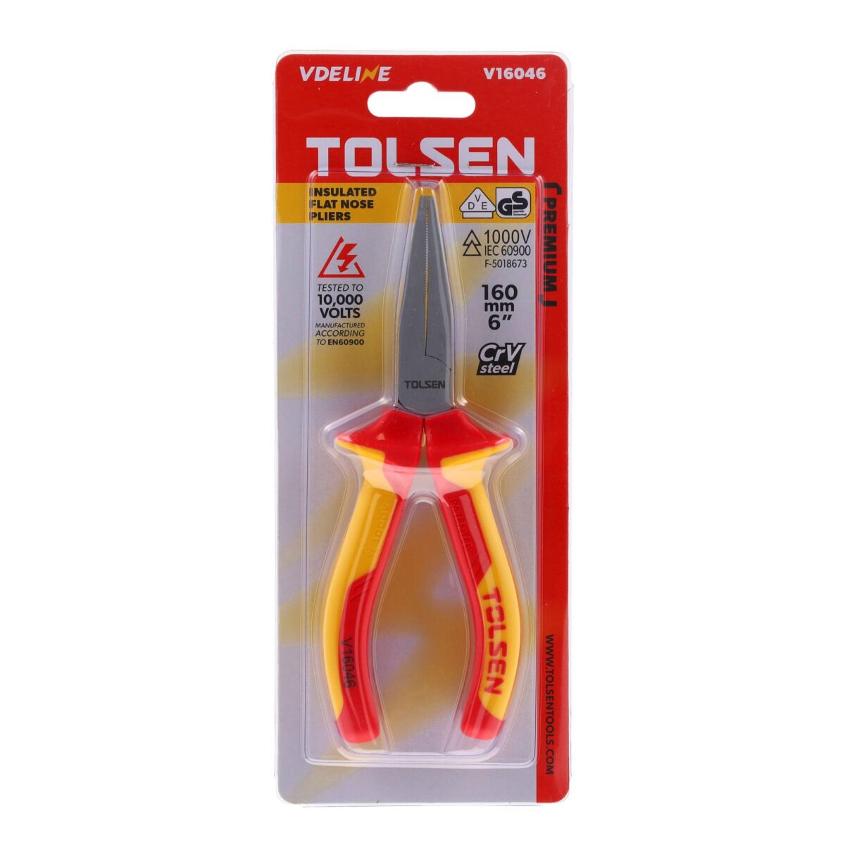 VDE Line Geïsoleerde Platbektang Industrial 160 mm - Afbeelding 5