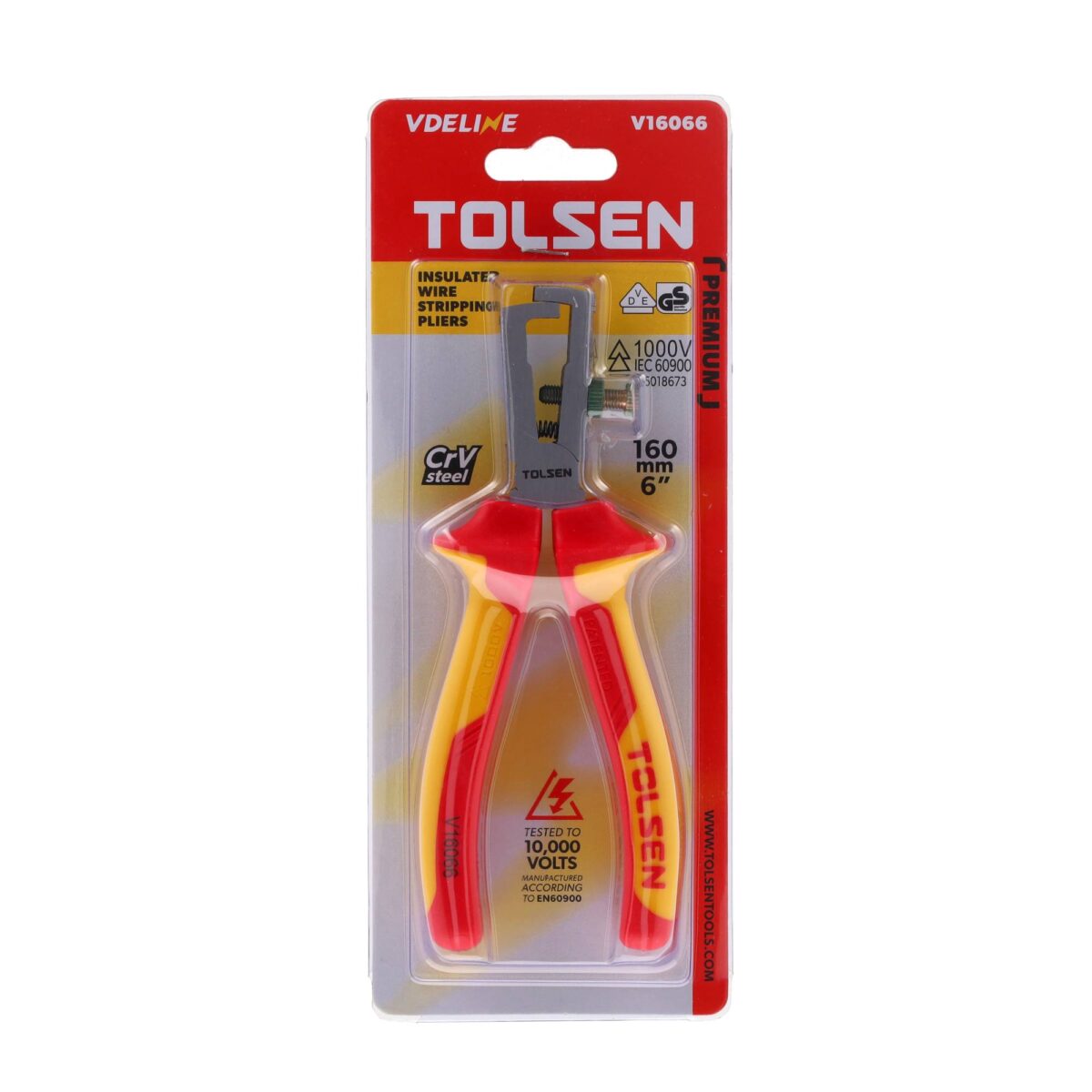 VDE Line Geïsoleerde Striptang Industrial 160 mm - Afbeelding 4