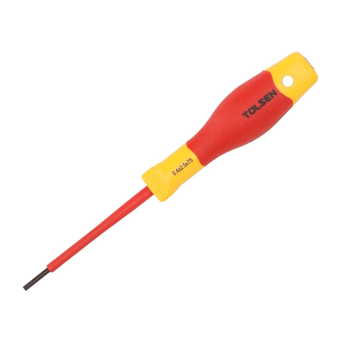 VDE Line Geïsoleerde Gleufschroevendraaier 0.4 x 2.5 x 75 mm - Afbeelding 1