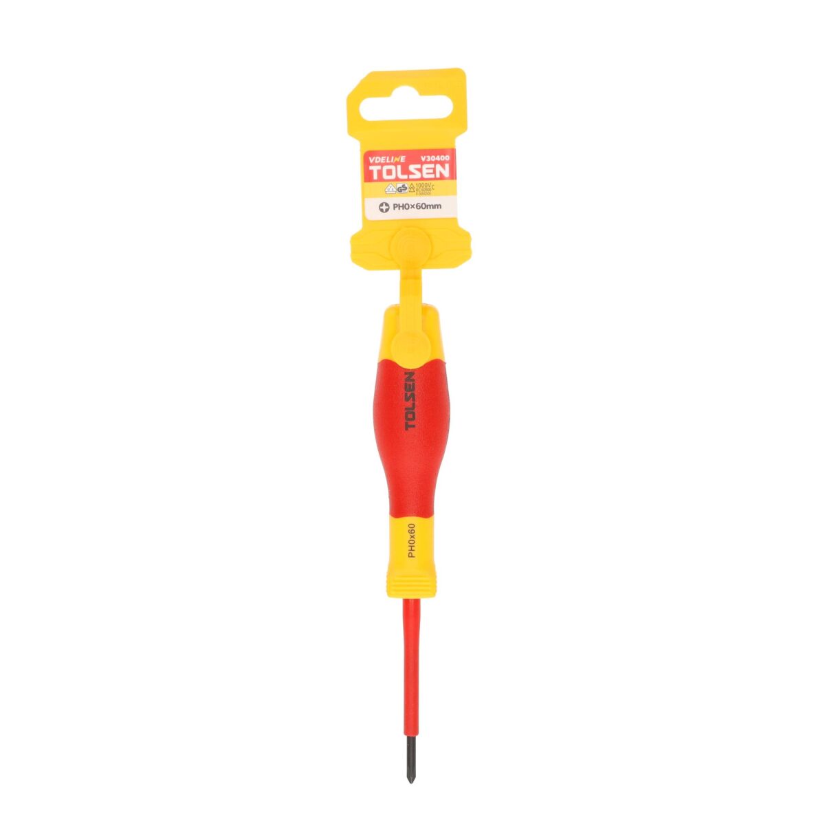 VDE Line Geïsoleerde Kruiskopschroevendraaier PH0 x 60 mm - Afbeelding 7