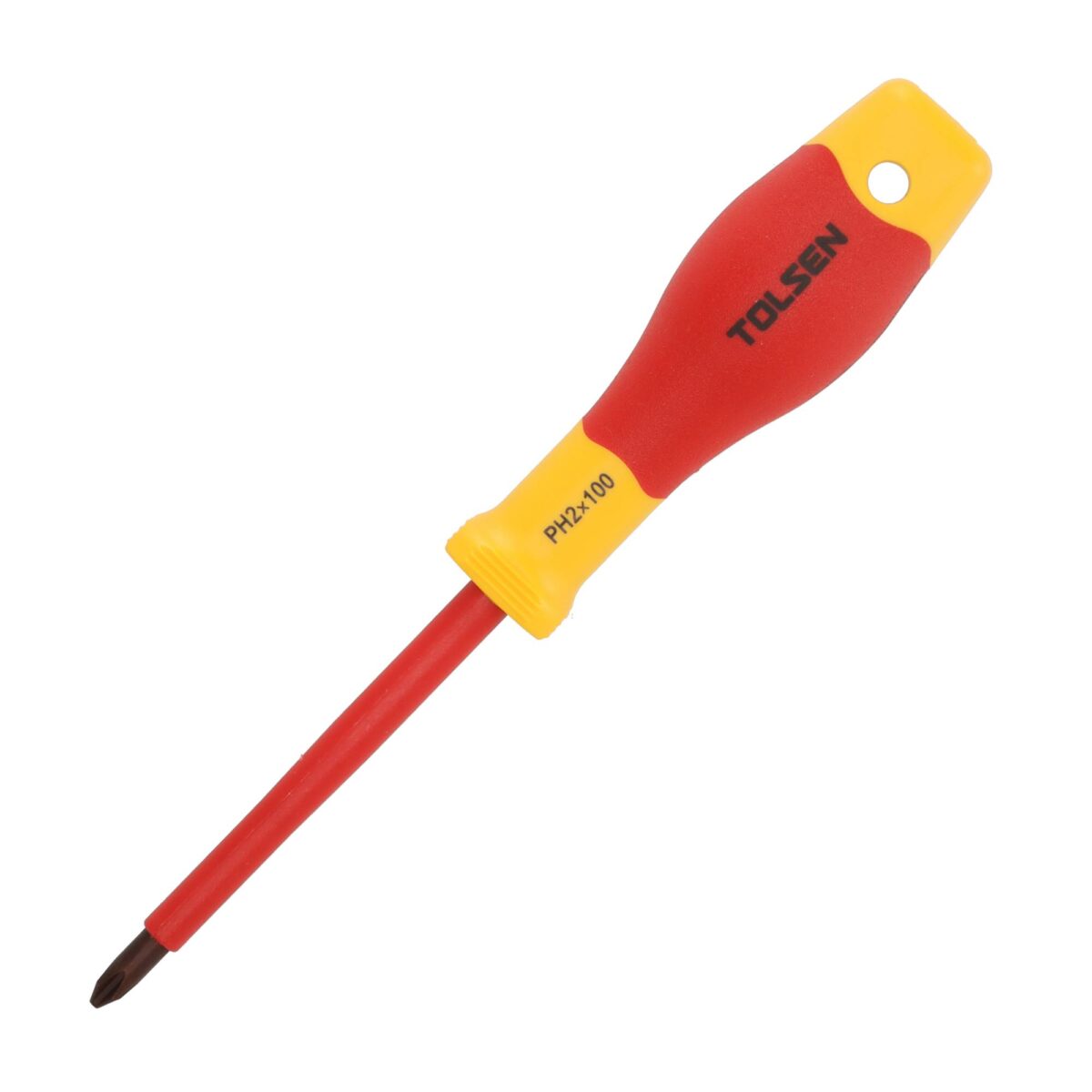 VDE Line Geïsoleerde Kruiskopschroevendraaier PH2 x 100 mm - Afbeelding 1
