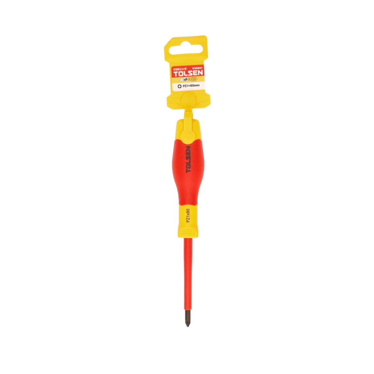 VDE Line Geïsoleerde Pozi Kruisschroevendraaier PZ1 x 80 mm - Afbeelding 7
