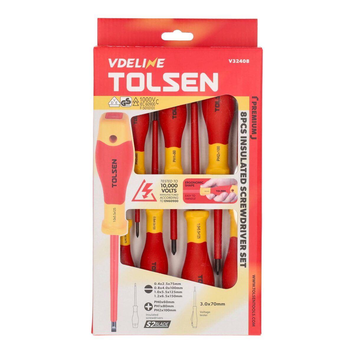 VDE Line Geïsoleerde Schroevendraaierset 8-delig - Afbeelding 3
