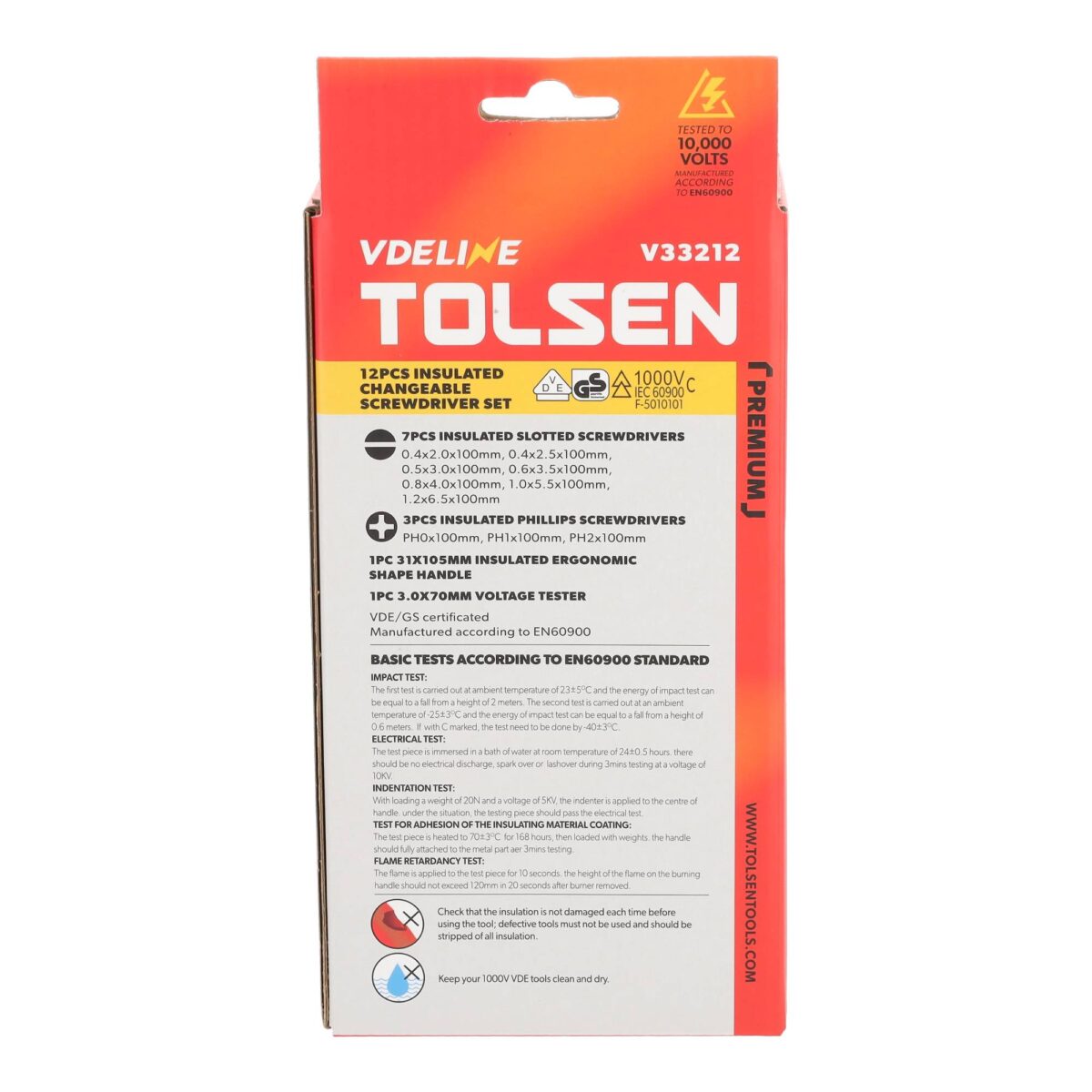 VDE Line Geïsoleerde Schroevendraaierbitset 12-delig - Afbeelding 4