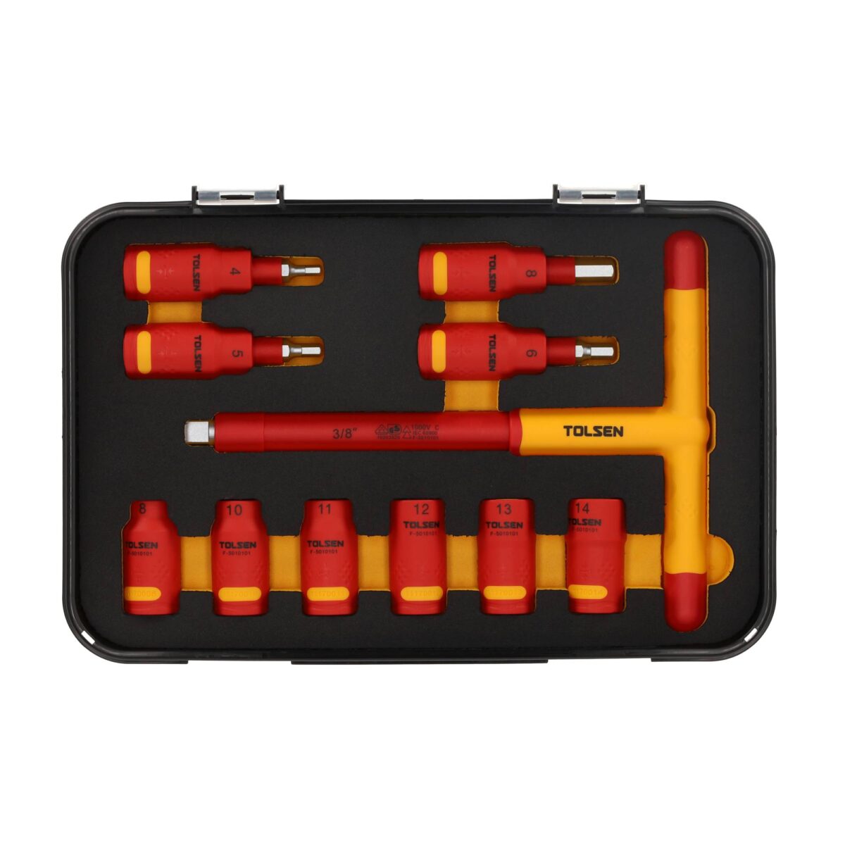 VDE Line Geïsoleerde Dopsleutelset Pro 11-delig - Afbeelding 3