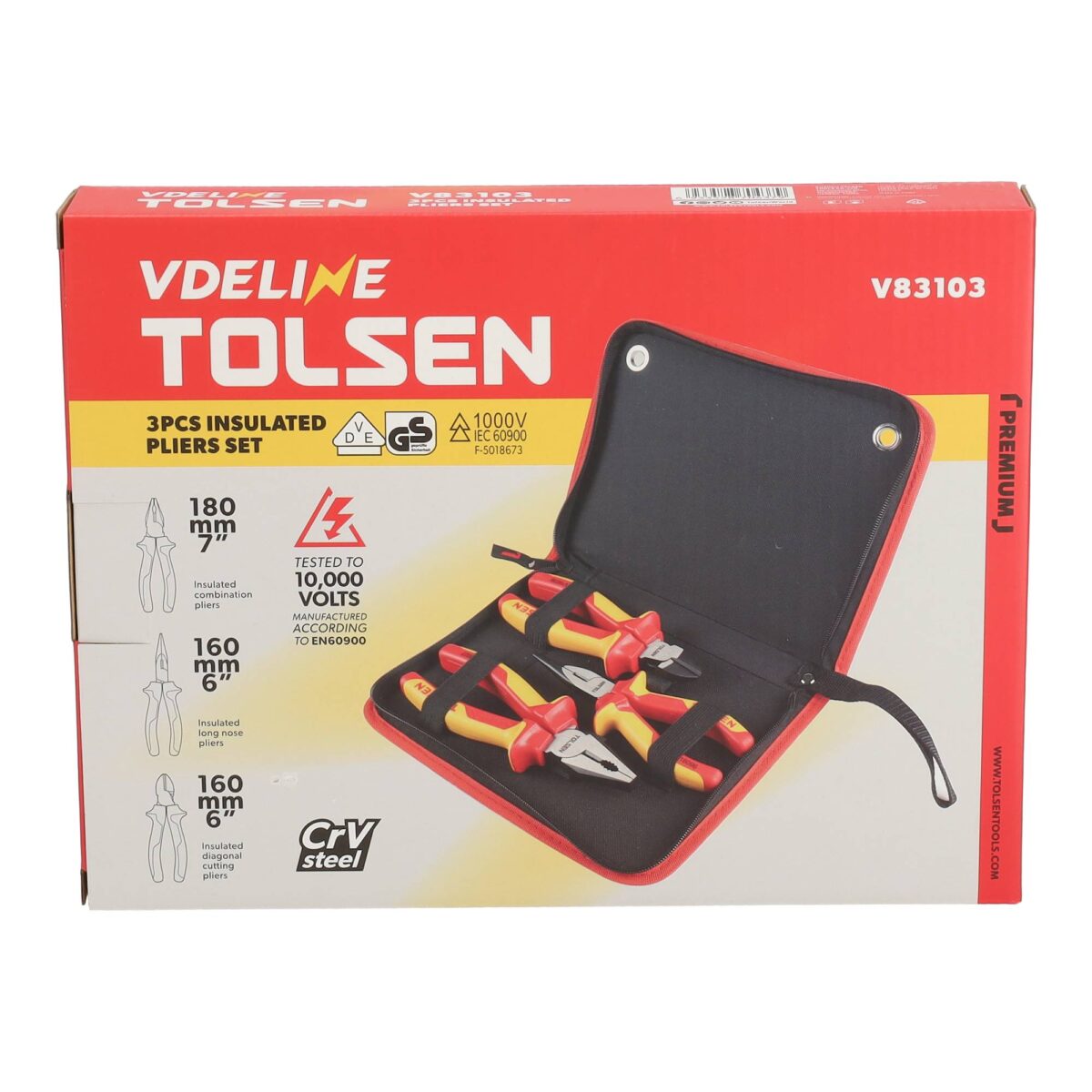 VDE Line Geïsoleerde Tangenset 3-delig - Afbeelding 4