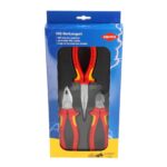 Knipex VDE Tangen Elektro-Set 3-delig – Professionele Tangen Set met Verchroomde Bekken en Veiligheidsgrepen - Afbeelding 7