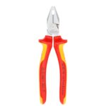 Knipex VDE Geïsoleerde Kracht-Combinatietang Comfort 180 mm – Verchroomd – Met meercomponenten grepen – Voor koperen en pianodraad - Afbeelding 2