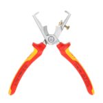 Knipex VDE Geïsoleerde StriX Afstriptang met Kabelschaar 180 mm – Verchroomd – 2-in-1 Gereedschap voor Elektrische Installaties - Afbeelding 4