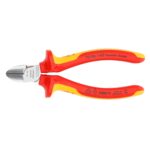 Knipex VDE Geïsoleerde Zijsnijtang 140 mm – Verchroomd, Ergonomische Comfortgreep - Afbeelding 3