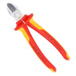 Knipex VDE Geïsoleerde Zijsnijtang 180 mm – Verchroomd, Ergonomisch en Veilig voor Professioneel Gebruik