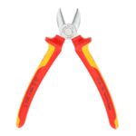 Knipex VDE Geïsoleerde Zijsnijtang 180 mm – Verchroomd, Ergonomisch en Veilig voor Professioneel Gebruik - Afbeelding 4