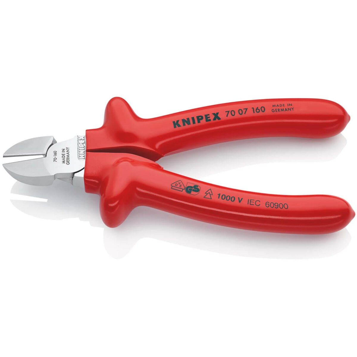 Knipex VDE Geïsoleerde Zijsnijtang 160 mm - Afbeelding 2