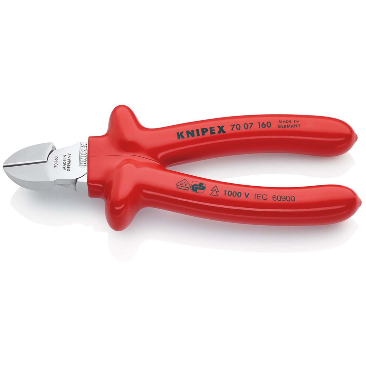 Knipex VDE Geïsoleerde Zijsnijtang 160 mm - Afbeelding 1