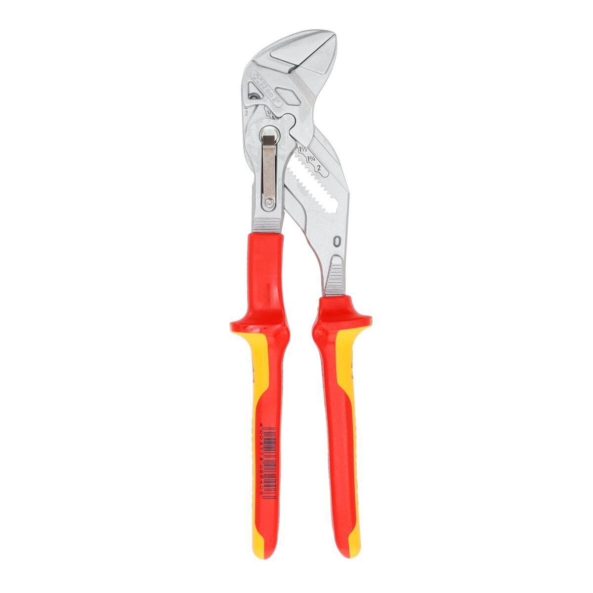 Knipex VDE Geïsoleerde Sleuteltang 250 mm – Tang en Schroefsleutel in Eén, Verchroomd met Comfortgreep - Afbeelding 4