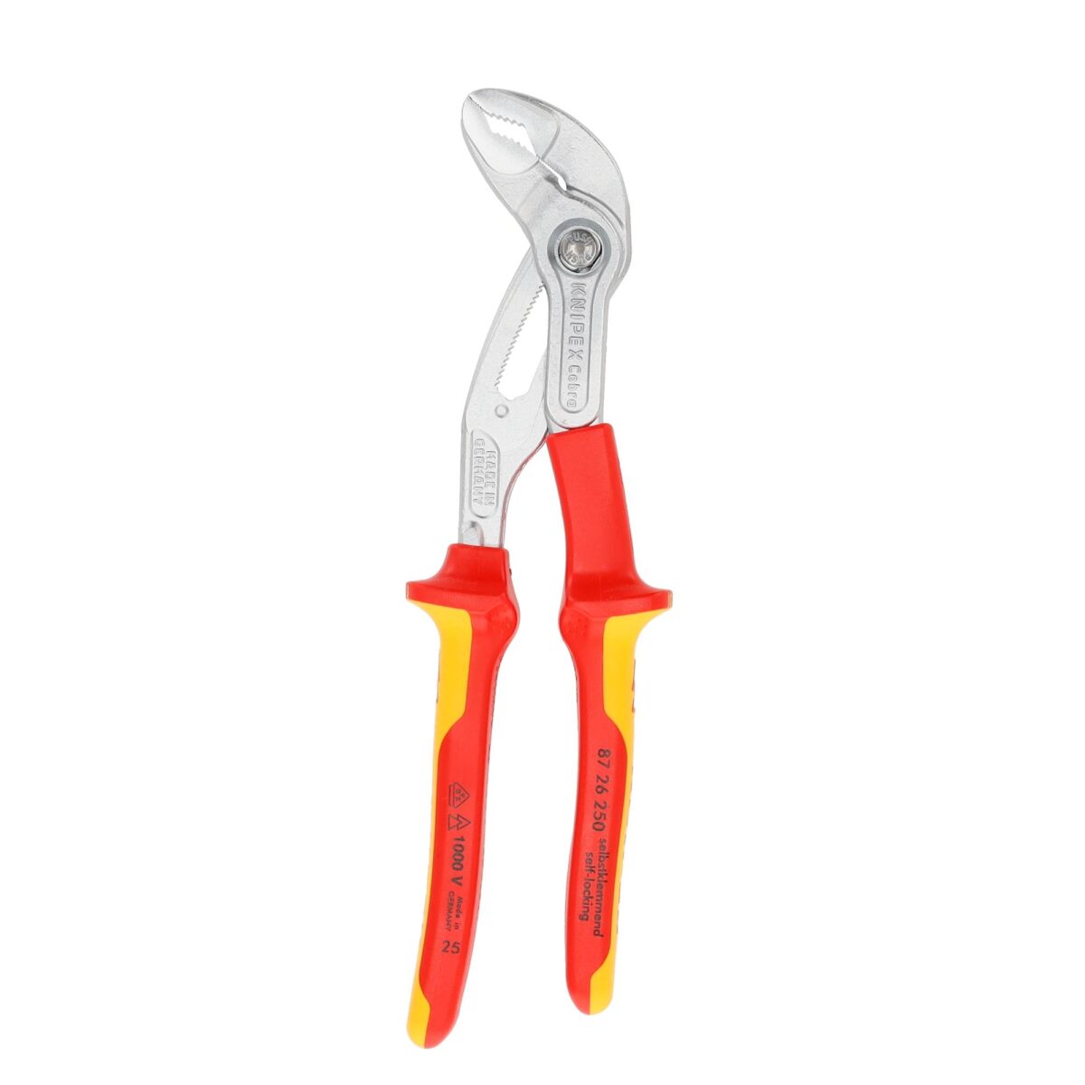 Knipex VDE Geïsoleerde Waterpomptang Cobra 250 mm – Verchroomd, Geïsoleerd en Zelfklemmend - Afbeelding 2