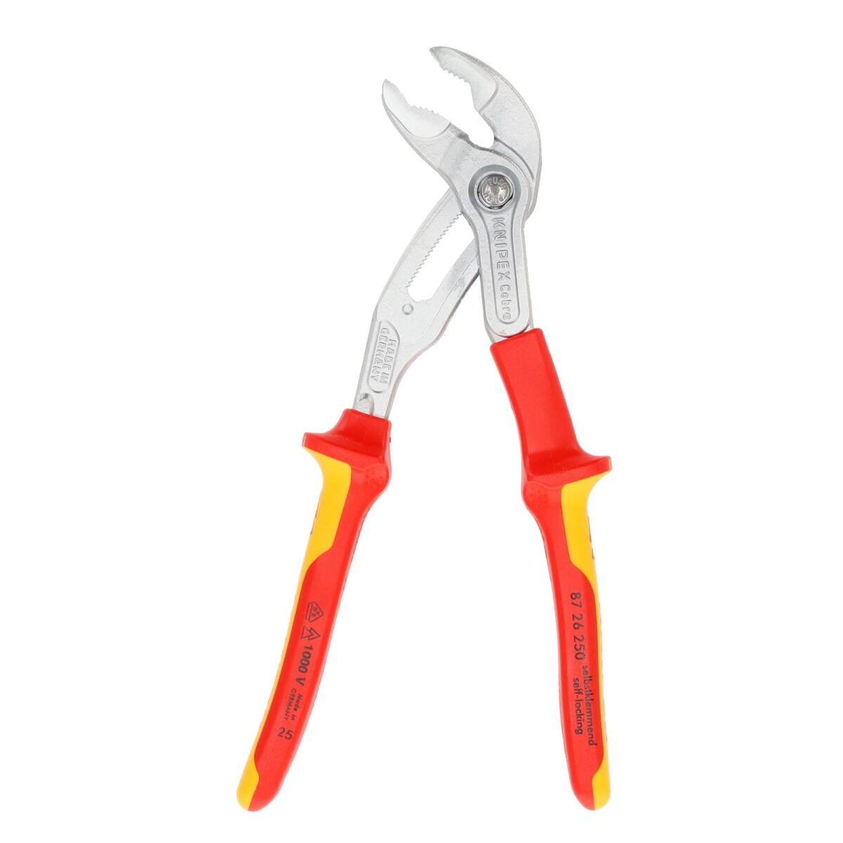 Knipex VDE Geïsoleerde Waterpomptang Cobra 250 mm – Verchroomd, Geïsoleerd en Zelfklemmend - Afbeelding 4
