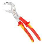 Knipex VDE Geïsoleerde Waterpomptang Alligator 250 mm – Verchroomd, Zelfklemmend en Veilig voor Elektrisch Werk