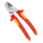 Knipex VDE Geïsoleerde Kabelschaar StepCut 160 mm – Lichtgewicht, Ergonomisch en Verchroomd voor Elektrisch Werk