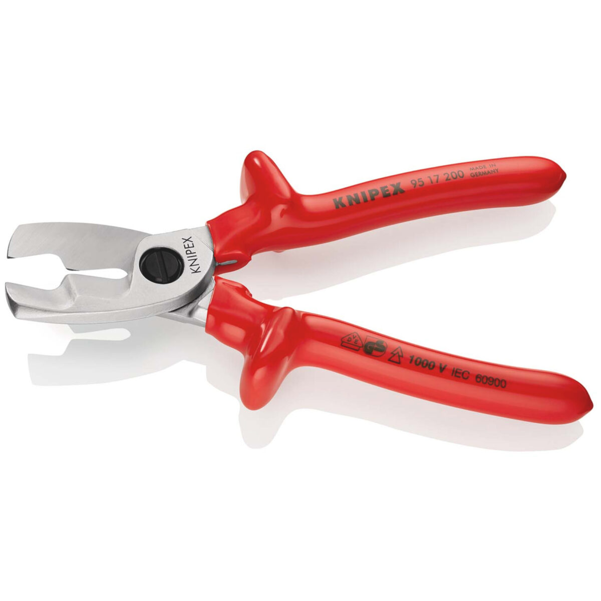 Knipex VDE Geïsoleerde Kabelschaar 200 mm - Afbeelding 2