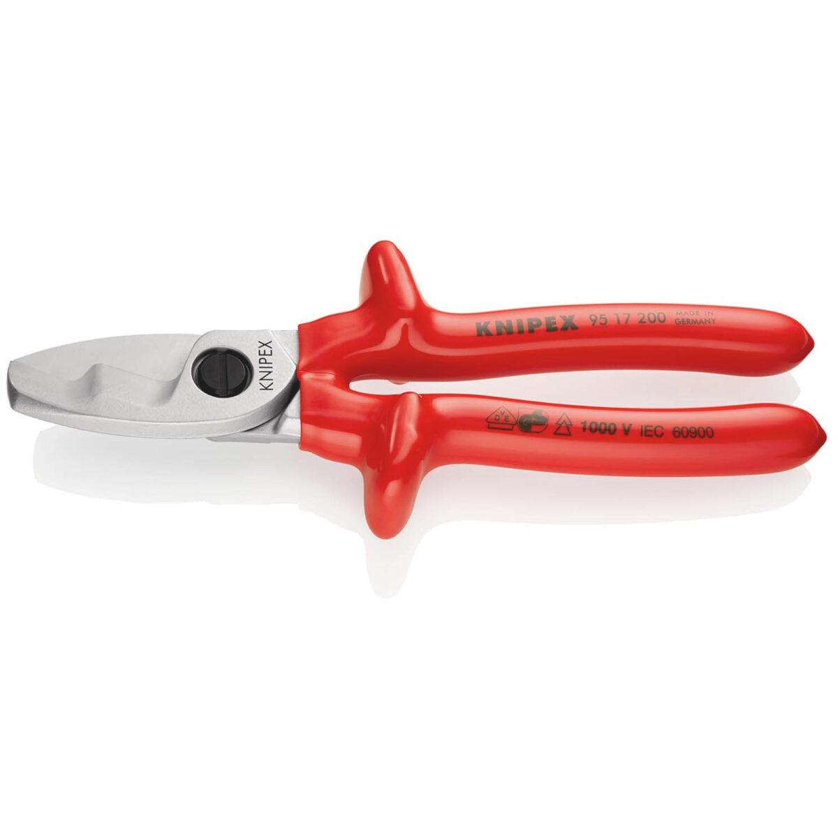 Knipex VDE Geïsoleerde Kabelschaar 200 mm - Afbeelding 1