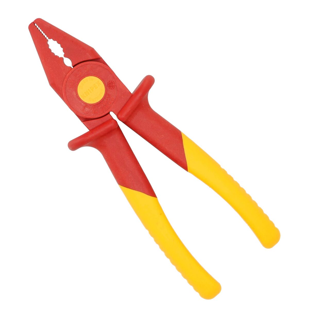 Knipex VDE Geïsoleerde Grijptang Kunststof 180 mm – Volledig Geïsoleerd voor Veilig Tellerwerk - Afbeelding 1