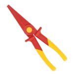 Knipex Platspitse Kunststof Grijptang 220 mm VDE – Volledig Geïsoleerd voor Veilig Elektrotechnisch Werk
