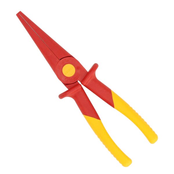 Knipex Platspitse Kunststof Grijptang 220 mm VDE – Volledig Geïsoleerd voor Veilig Elektrotechnisch Werk