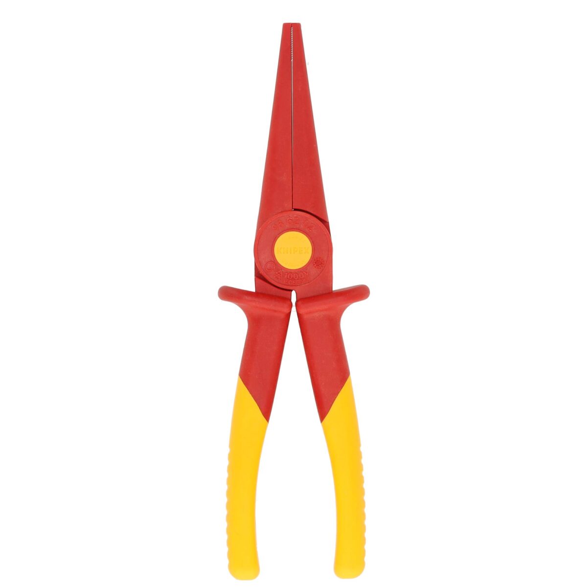 Knipex Platspitse Kunststof Grijptang 220 mm VDE – Volledig Geïsoleerd voor Veilig Elektrotechnisch Werk - Afbeelding 3