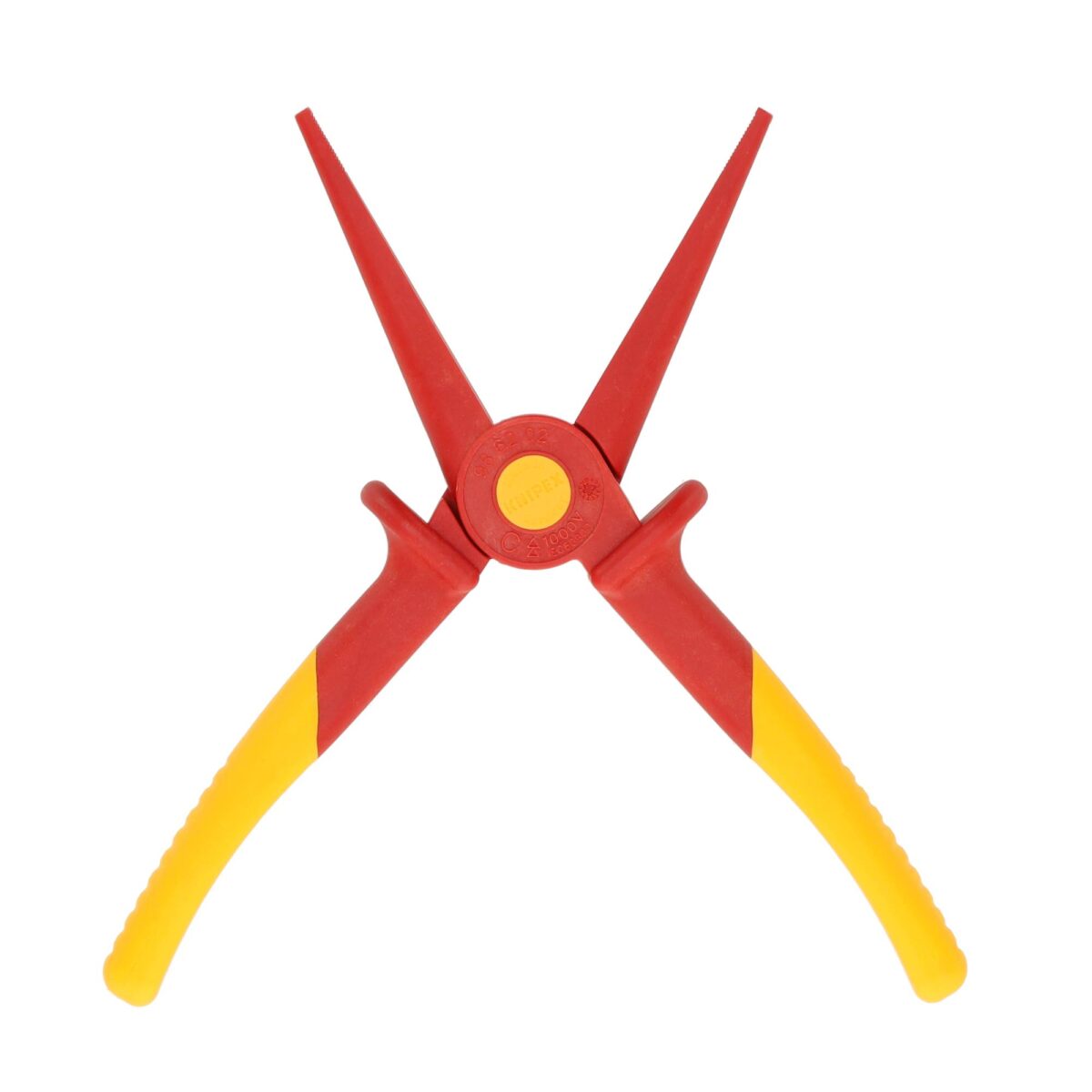 Knipex Platspitse Kunststof Grijptang 220 mm VDE – Volledig Geïsoleerd voor Veilig Elektrotechnisch Werk - Afbeelding 4