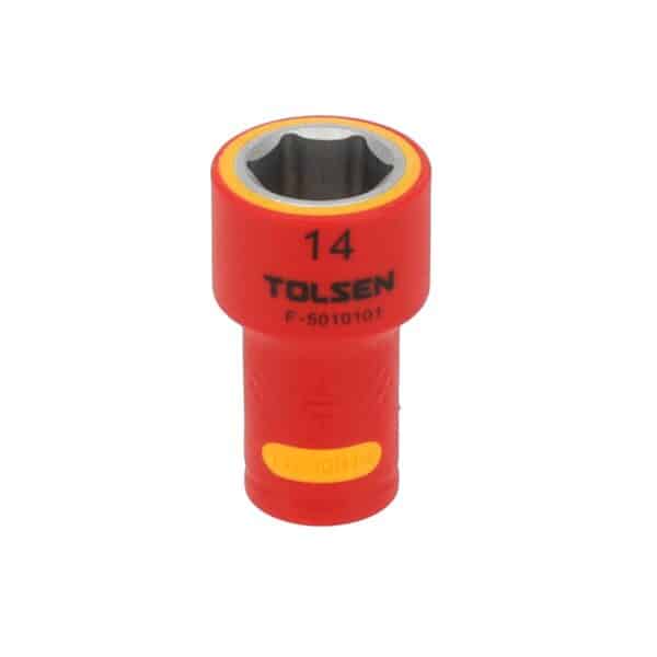 VDE Line Geïsoleerde 1/4" Dopsleutel Hex 14 mm