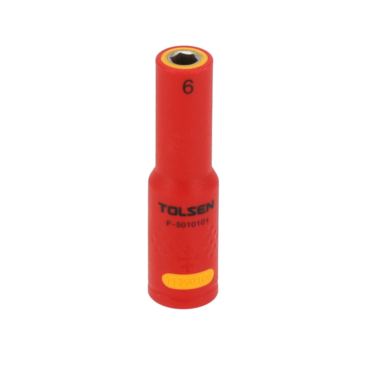 VDE Line Geïsoleerde 1/4" Lange Dopsleutel Hex 6 mm - Afbeelding 1