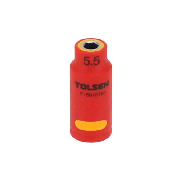 VDE Line Geïsoleerde 1/4" Dopsleutel Hex 5.5 mm